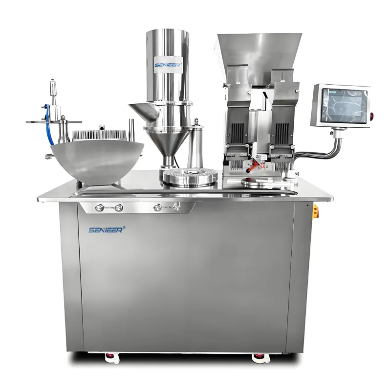 ssa270 double head horizontal semi auto capsule filler
