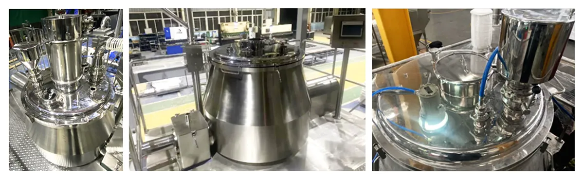 mixing pot of rapid mixer granulator