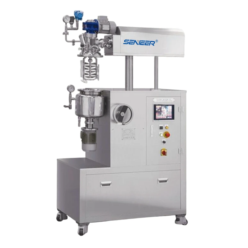 lab vacuum emulsifying mixer