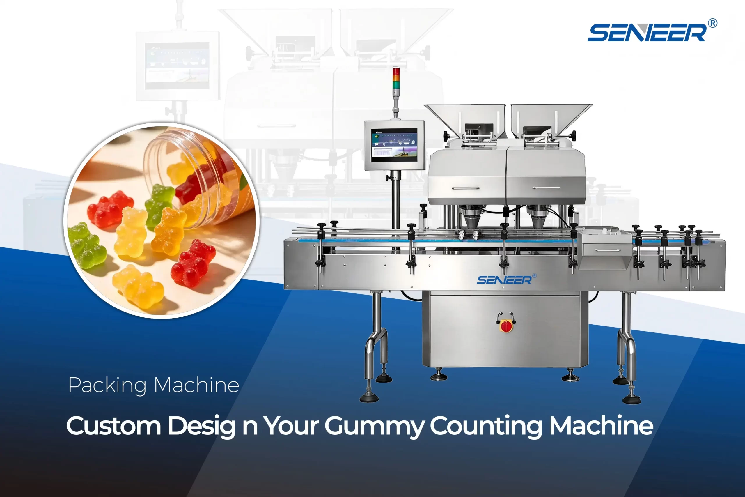 cover of gummy counting machine